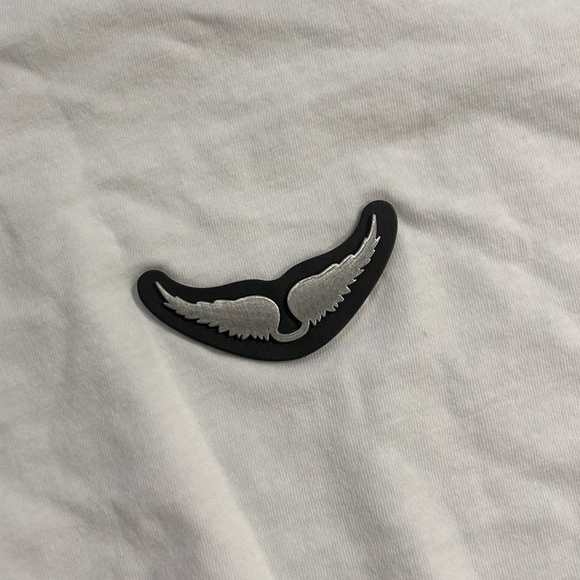 Zadig & Voltaire Carly Wings Crop Tee Shirt. - Picture 4 of 8